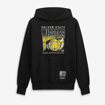 Men's Mitchell & Ness  Black Golden State Warriors Ball Out Hoodie