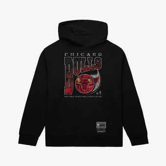 Men's Mitchell & Ness  Black Chicago Bulls Ball Out Hoodie