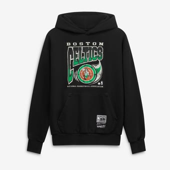 Men's Mitchell & Ness  Black Boston Celtics Ball Out Hoodie