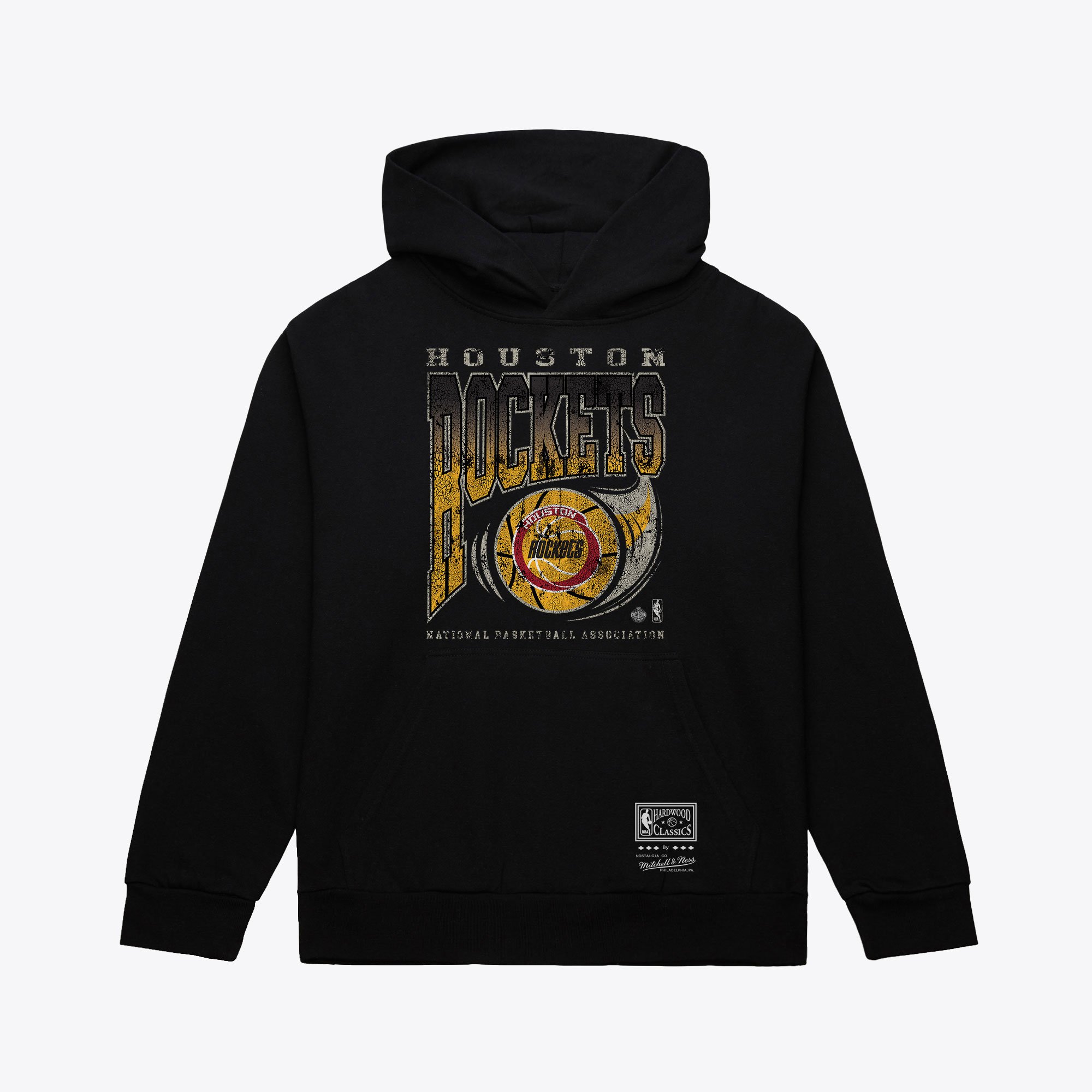 Men's Mitchell & Ness  Black Houston Rockets Ball Out Hoodie