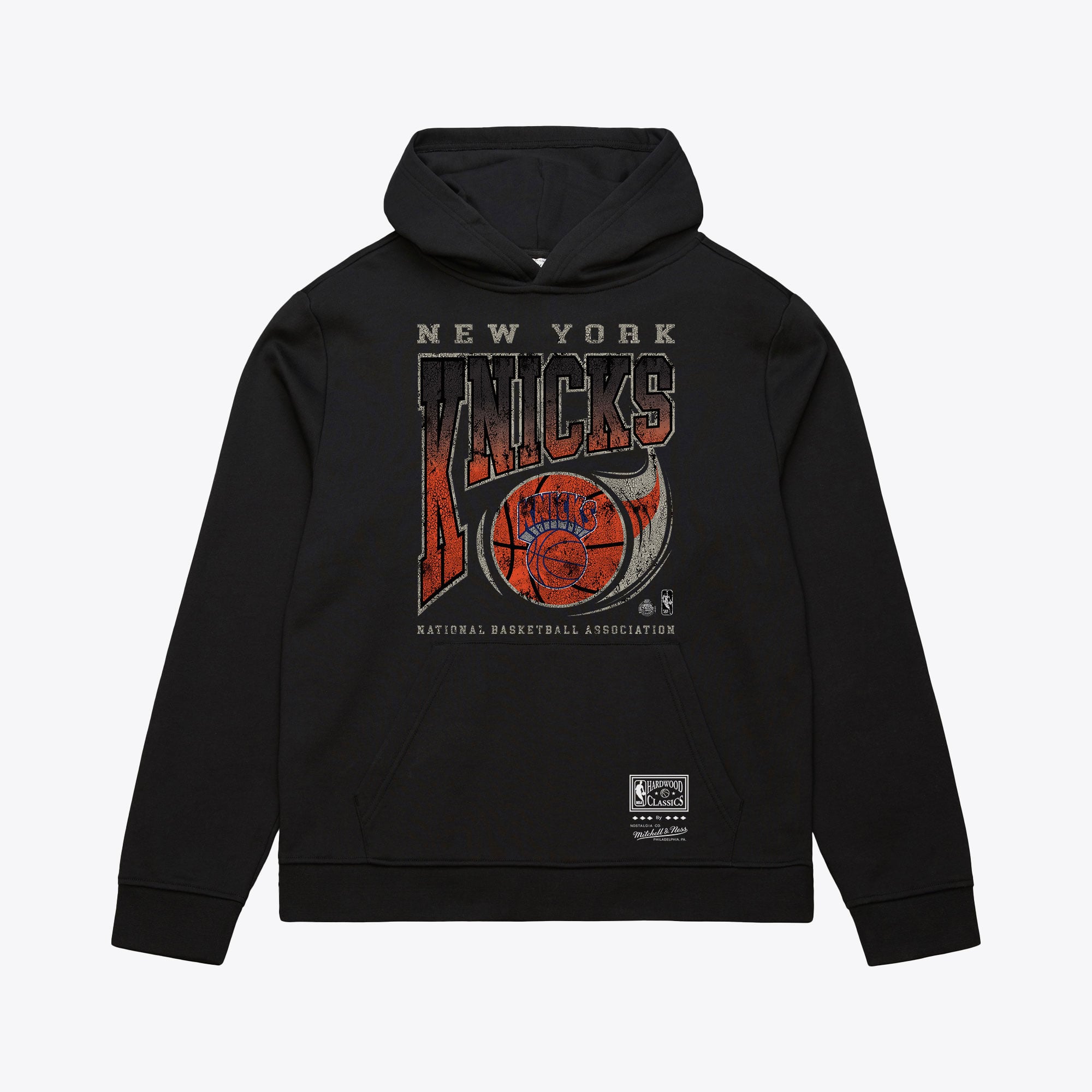 Men's Mitchell & Ness  Black New York Knicks Ball Out Hoodie