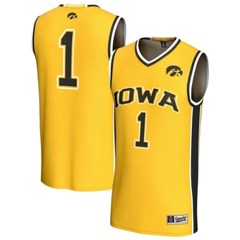 Youth GameDay Greats Gold Iowa Hawkeyes Lightweight Collegiate Basketball Fashion Jersey