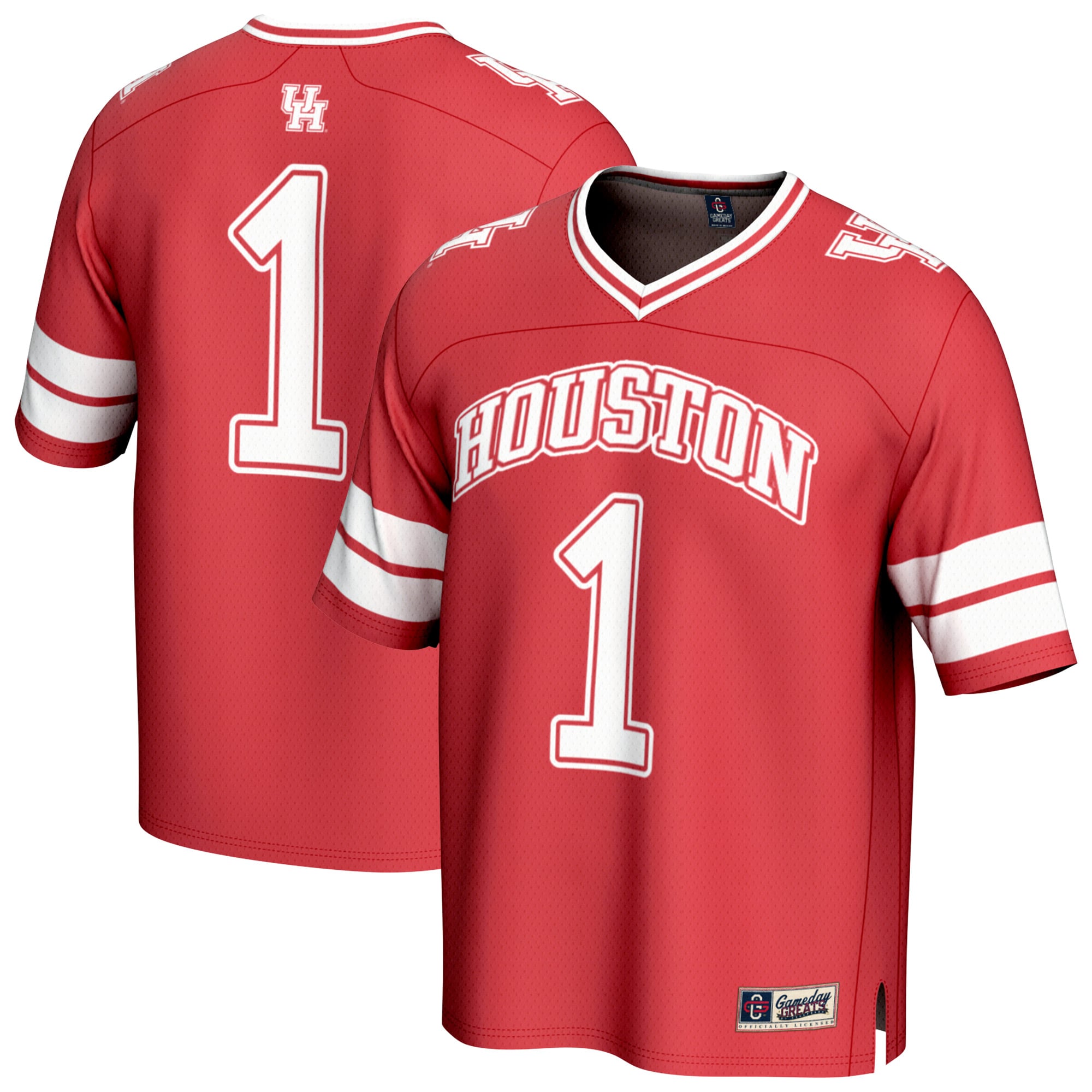 Unisex GameDay Greats Red Houston Cougars Lightweight Collegiate Football Fashion Jersey