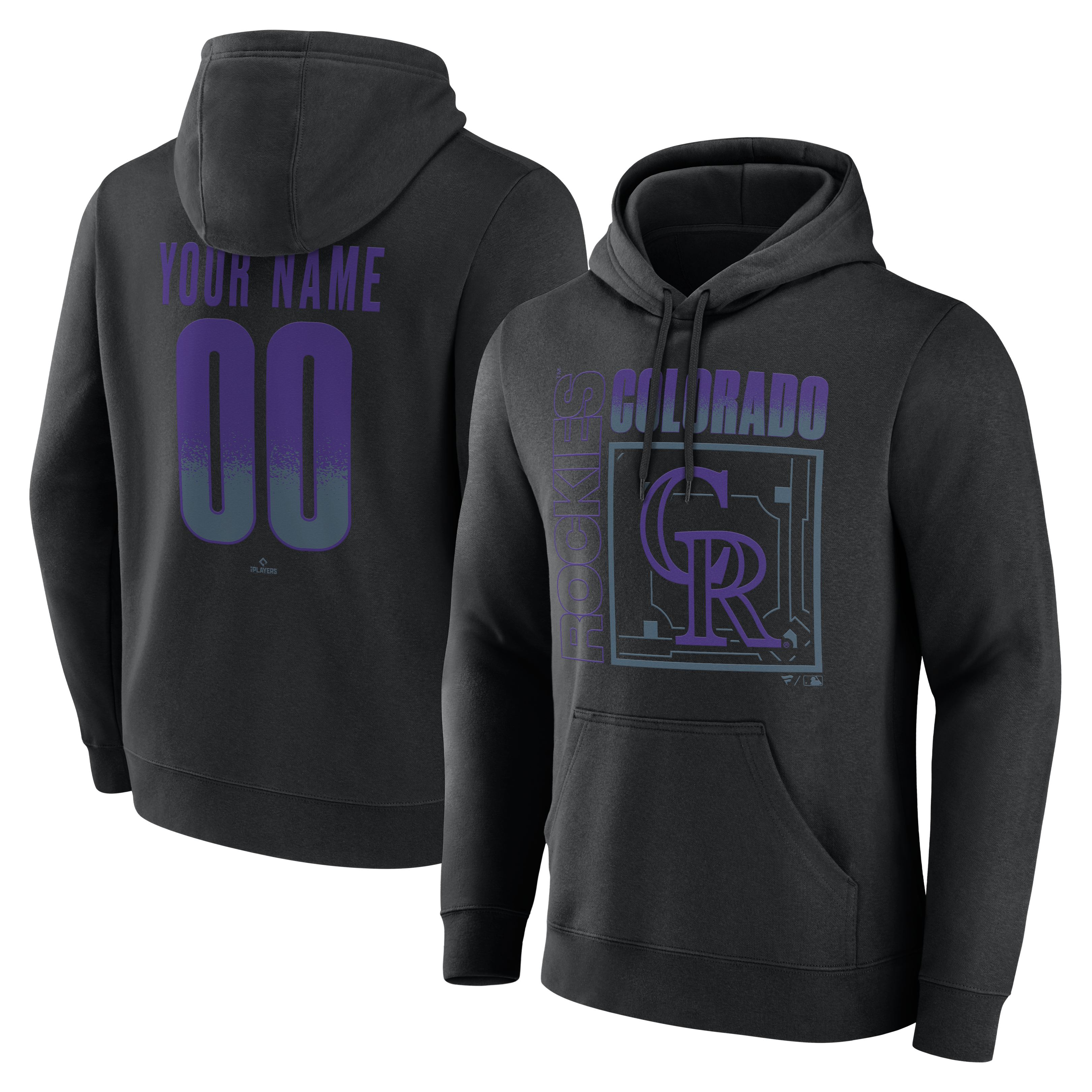 Men’s Black Colorado Rockies Home Field Pop Personalized Name & Number Hoodie Men’s Black Colorado Rockies Home Field Pop Personalized Name & Number Hoodie
