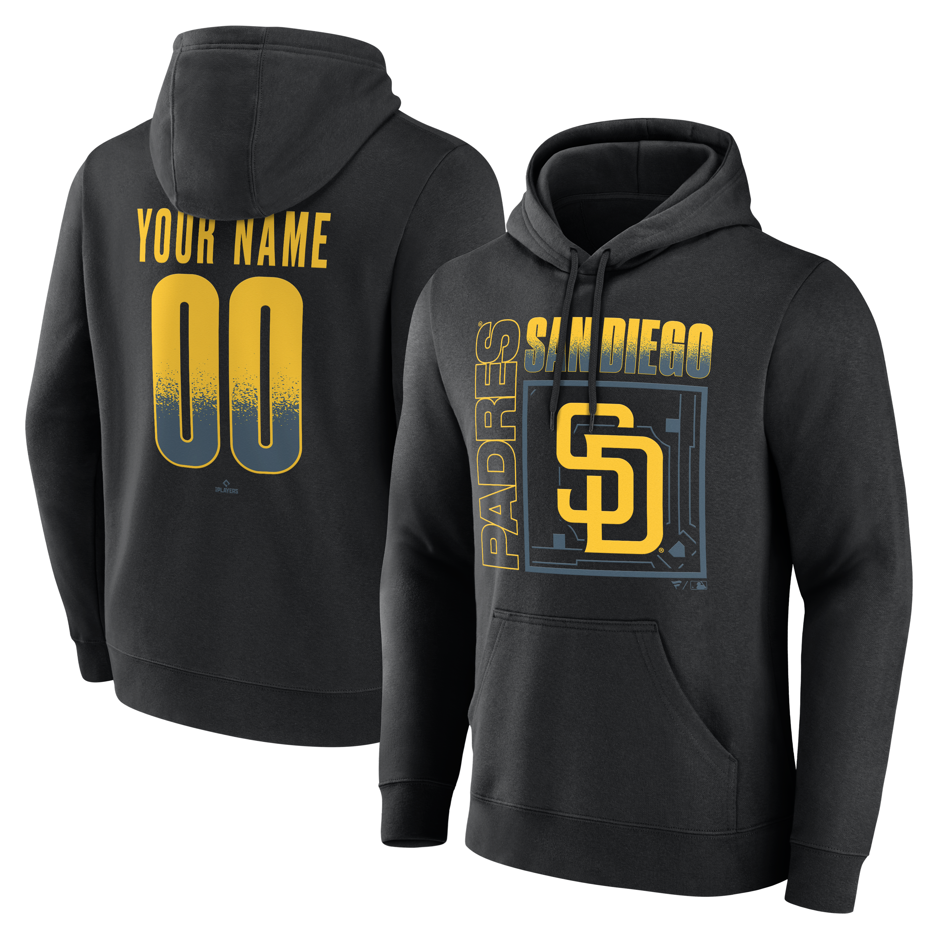Men’s Black San Diego Padres Home Field Pop Personalized Name & Number Hoodie Men’s Black San Diego Padres Home Field Pop Personalized Name & Number Hoodie