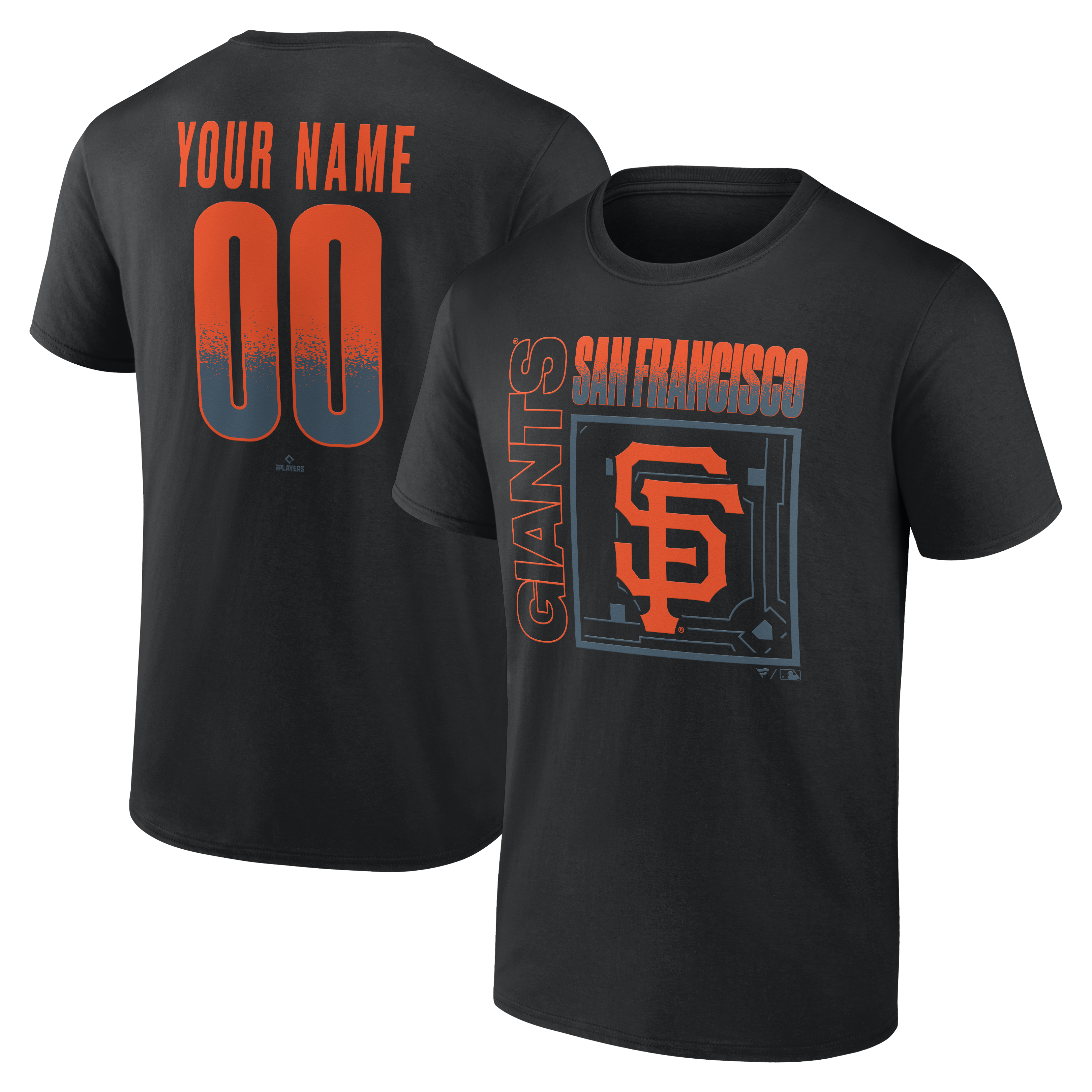 Men’s Black San Francisco Giants Home Field Pop Personalized Name & Number T-Shirt Men’s Black San Francisco Giants Home Field Pop Personalized Name & Number T-Shirt