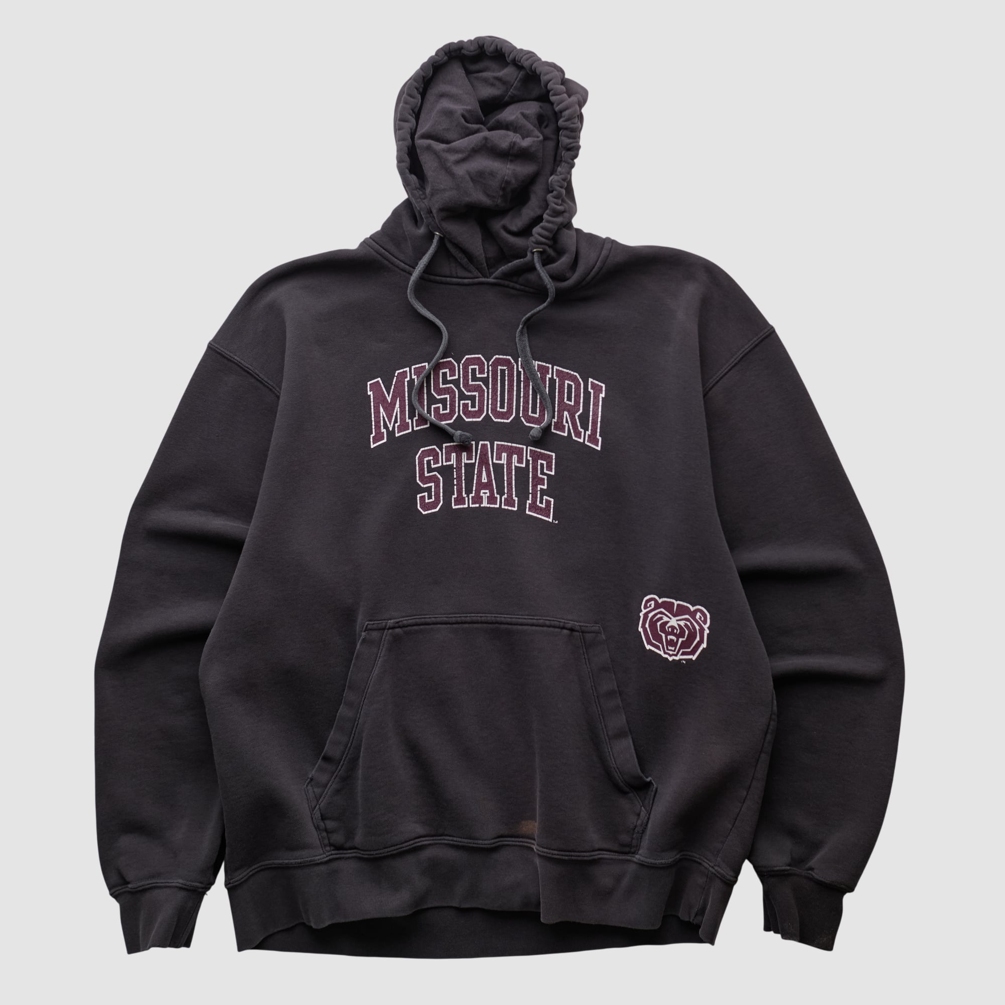 Missouri State University Bears Gear For Sports 2000s Hooded Pullover Sweatshirt - Black - M by Fanatics Real Vintage
