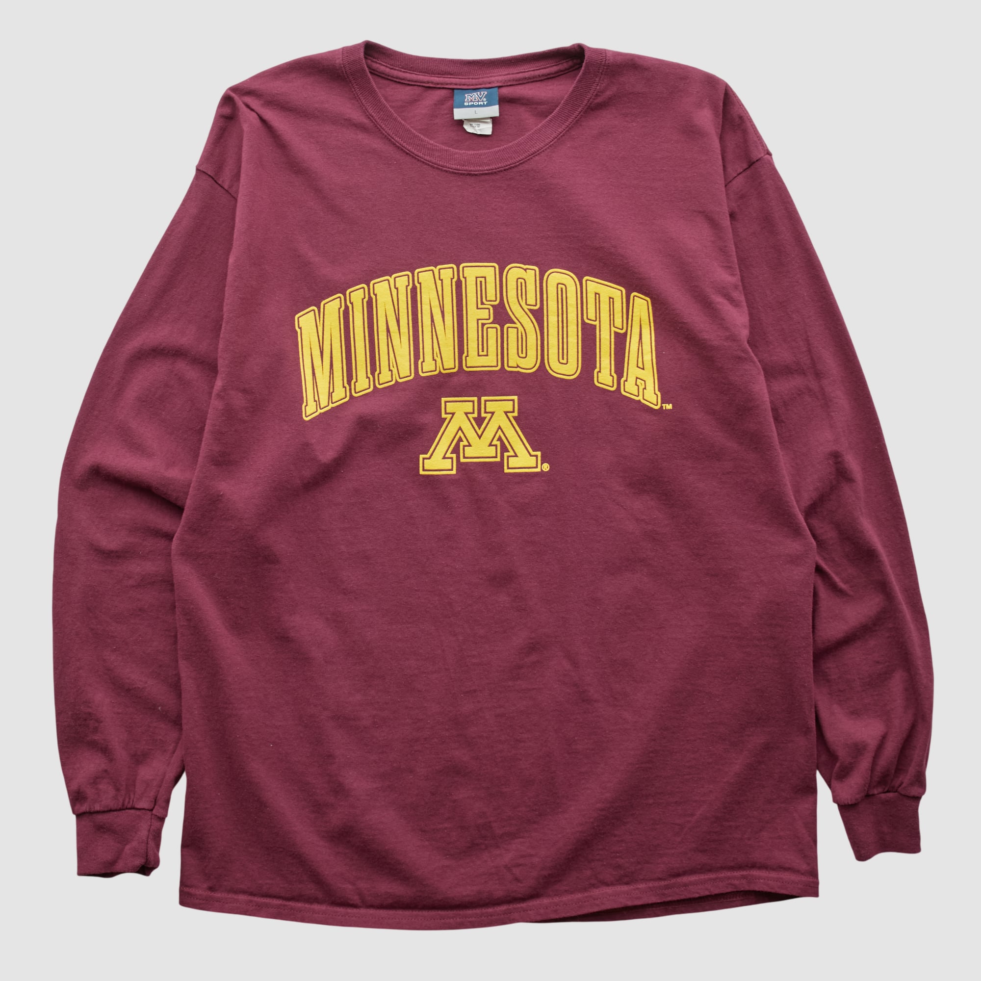 Minnesota Golden Gophers MV Sport 2000s Long Sleeve T-shirt - Maroon - M by Fanatics Real Vintage