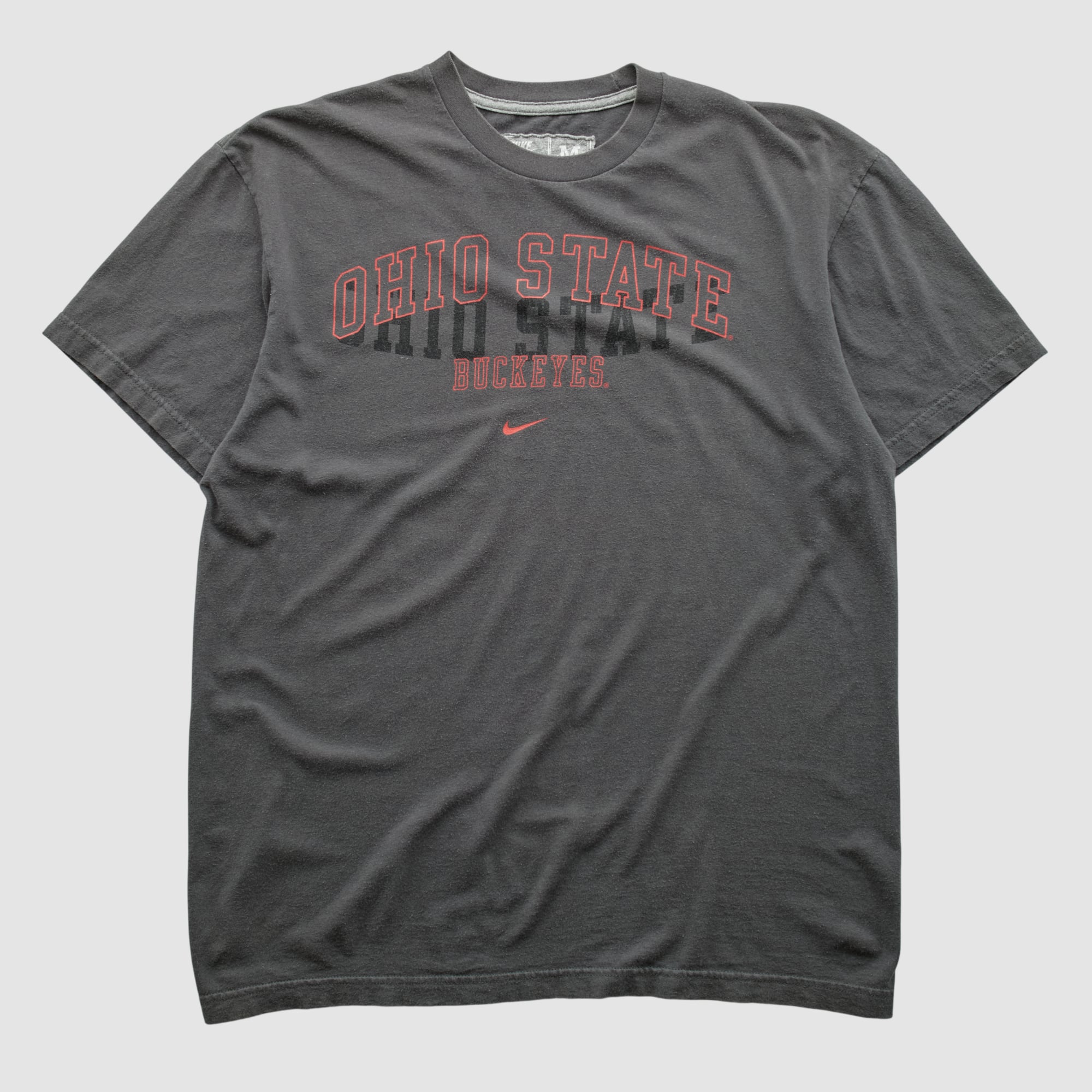 Ohio State Buckeyes Nike 2010s T-shirt - Gray - M by Fanatics Real Vintage