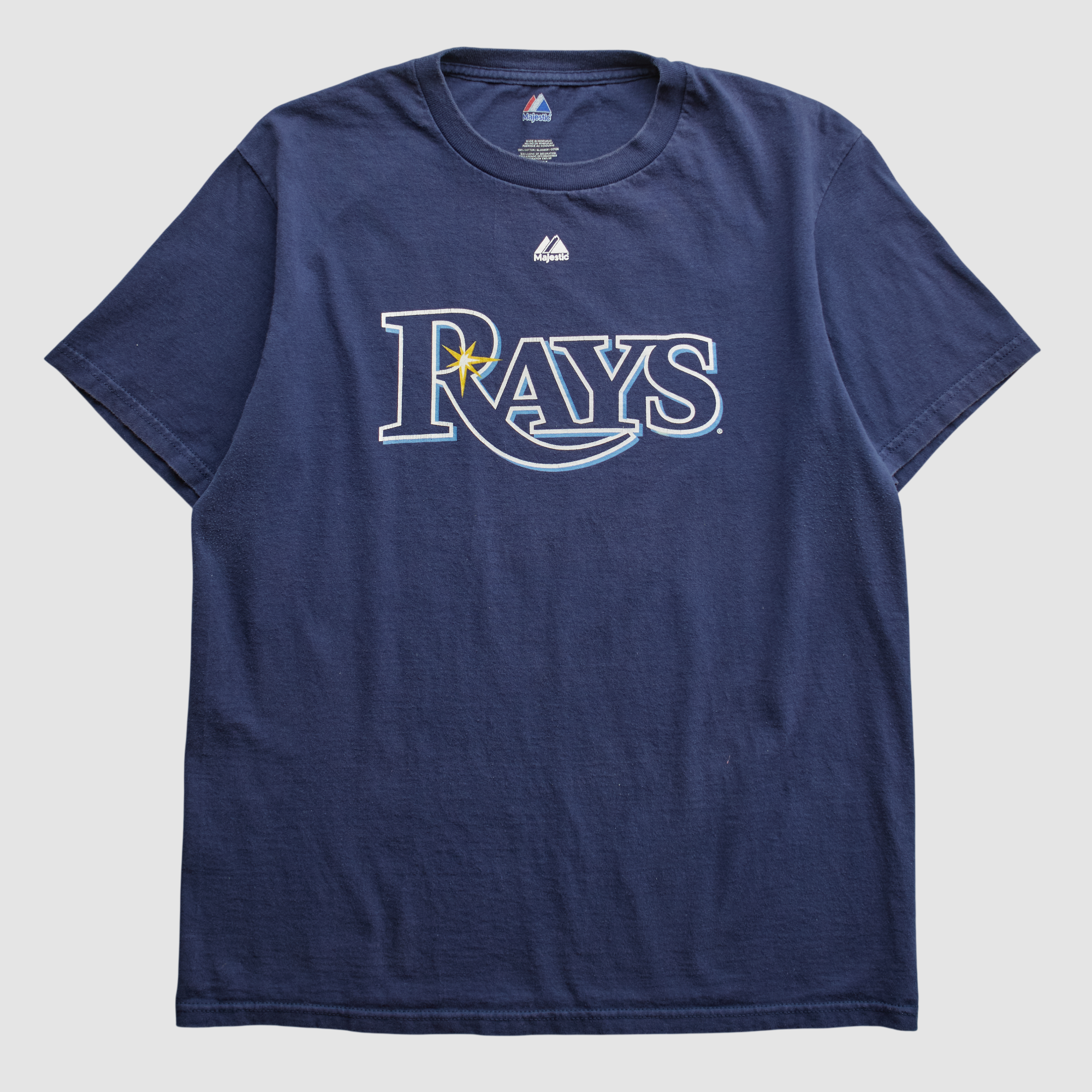 Tampa Bay Rays Majestic 2000s T-shirt – Navy – S by Fanatics Real Vintage Tampa Bay Rays Majestic 2000s T-shirt – Navy – S by Fanatics Real Vintage