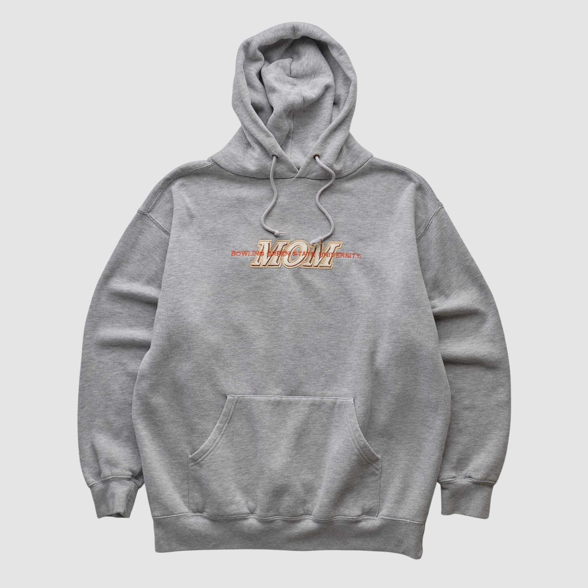 Bowling Green St. Falcons Jansport 2000s Hooded Pullover Sweatshirt - Heather Gray - M by Fanatics Real Vintage