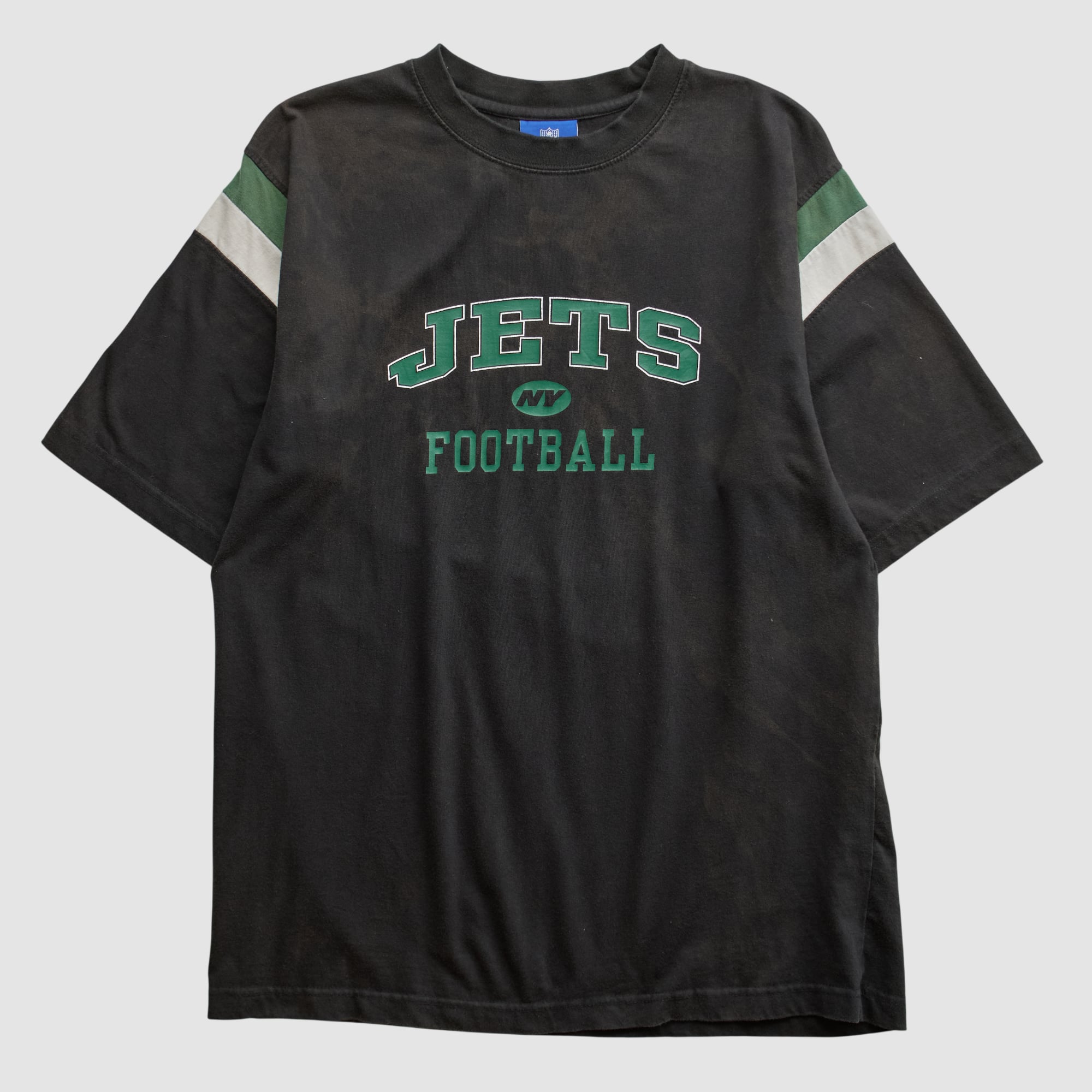 New York Jets Reebok 2000s T-shirt - Black - M by Fanatics Real Vintage