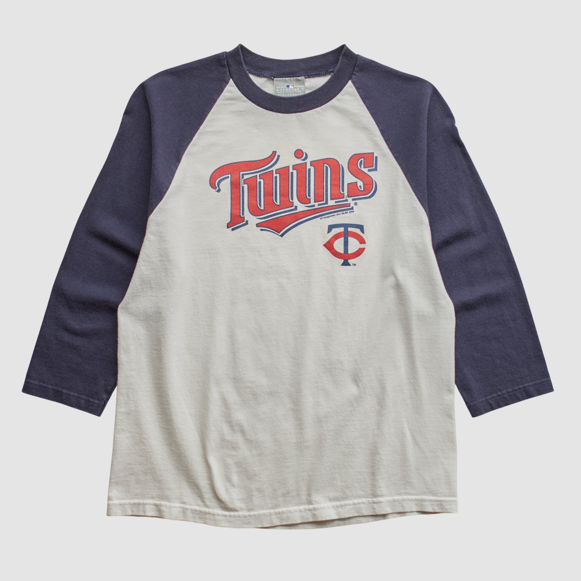 Minnesota Twins Genuine Merchandise 2000s T-shirt - White - XS by Fanatics Real Vintage