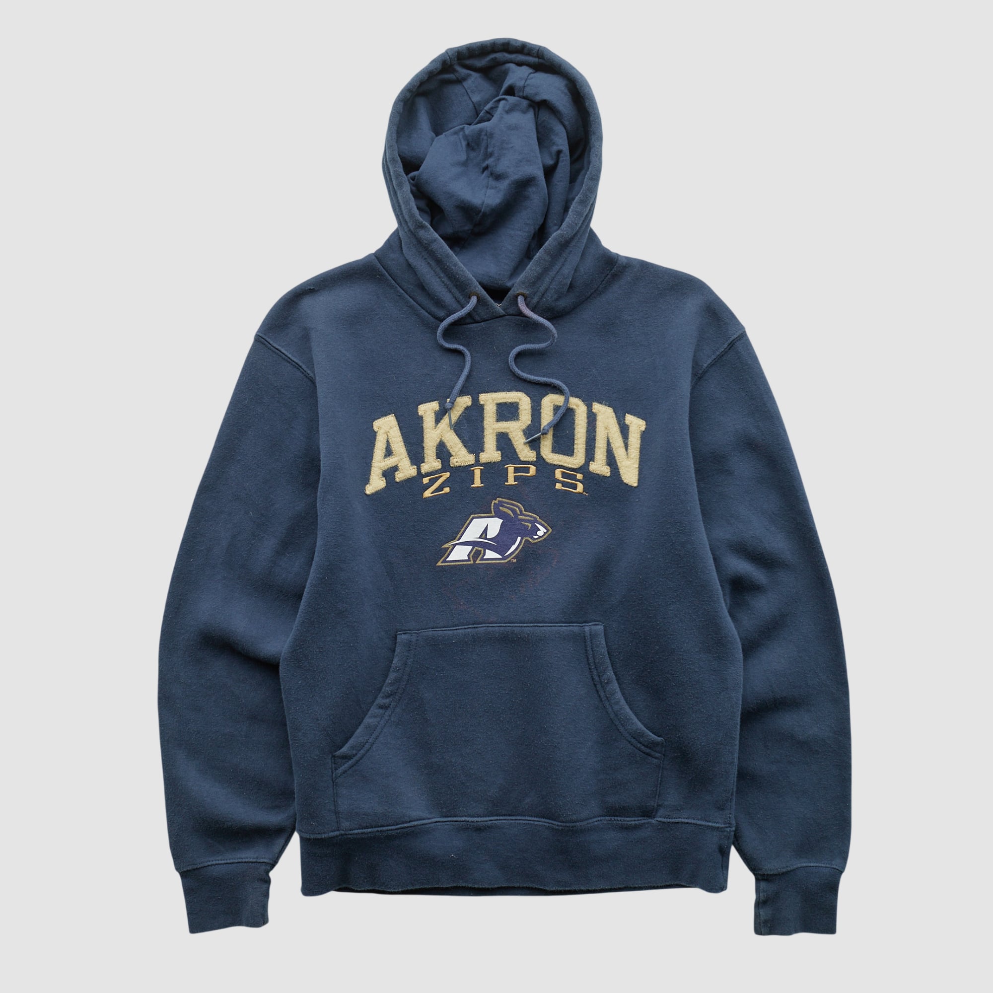 Akron Zips Jansport 2010s Hooded Pullover Sweatshirt - Navy - XXS by Fanatics Real Vintage
