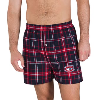 Men's Concepts Sport Navy Montreal Canadiens Ultimate Flannel Boxers