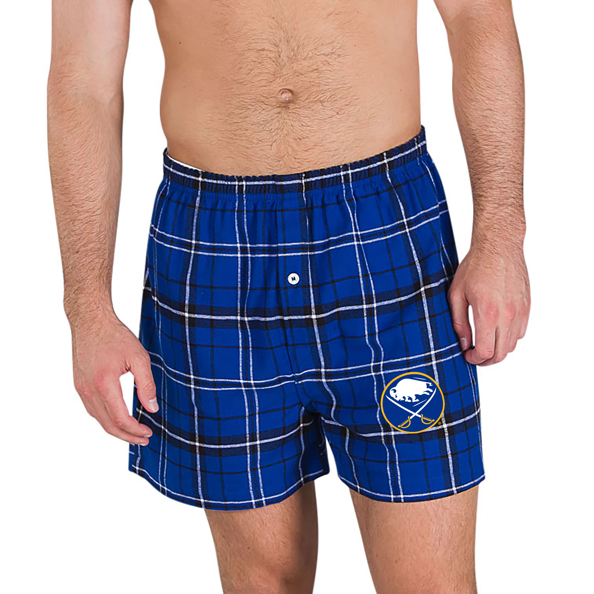Men’s Concepts Sport Royal Buffalo Sabres Ultimate Flannel Boxers
