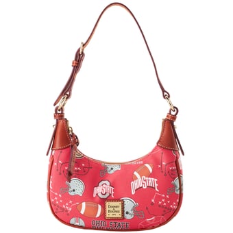 Women's Dooney & Bourke Ohio State Buckeyes Slouchy Shoulder Bag