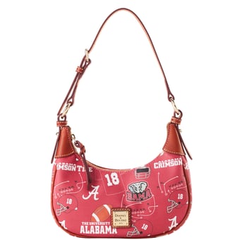Women's Dooney & Bourke Alabama Crimson Tide Slouchy Shoulder Bag