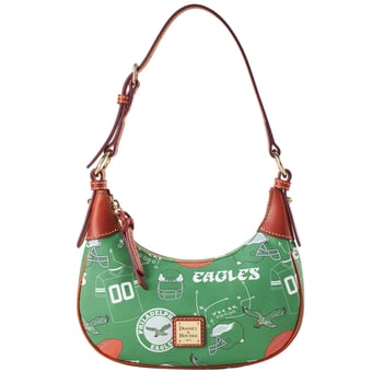 Women's Dooney & Bourke Philadelphia Eagles Slouchy Shoulder Bag