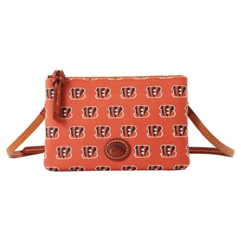 Dooney & Bourke  Cincinnati Bengals Top Zip Crossbody Bag