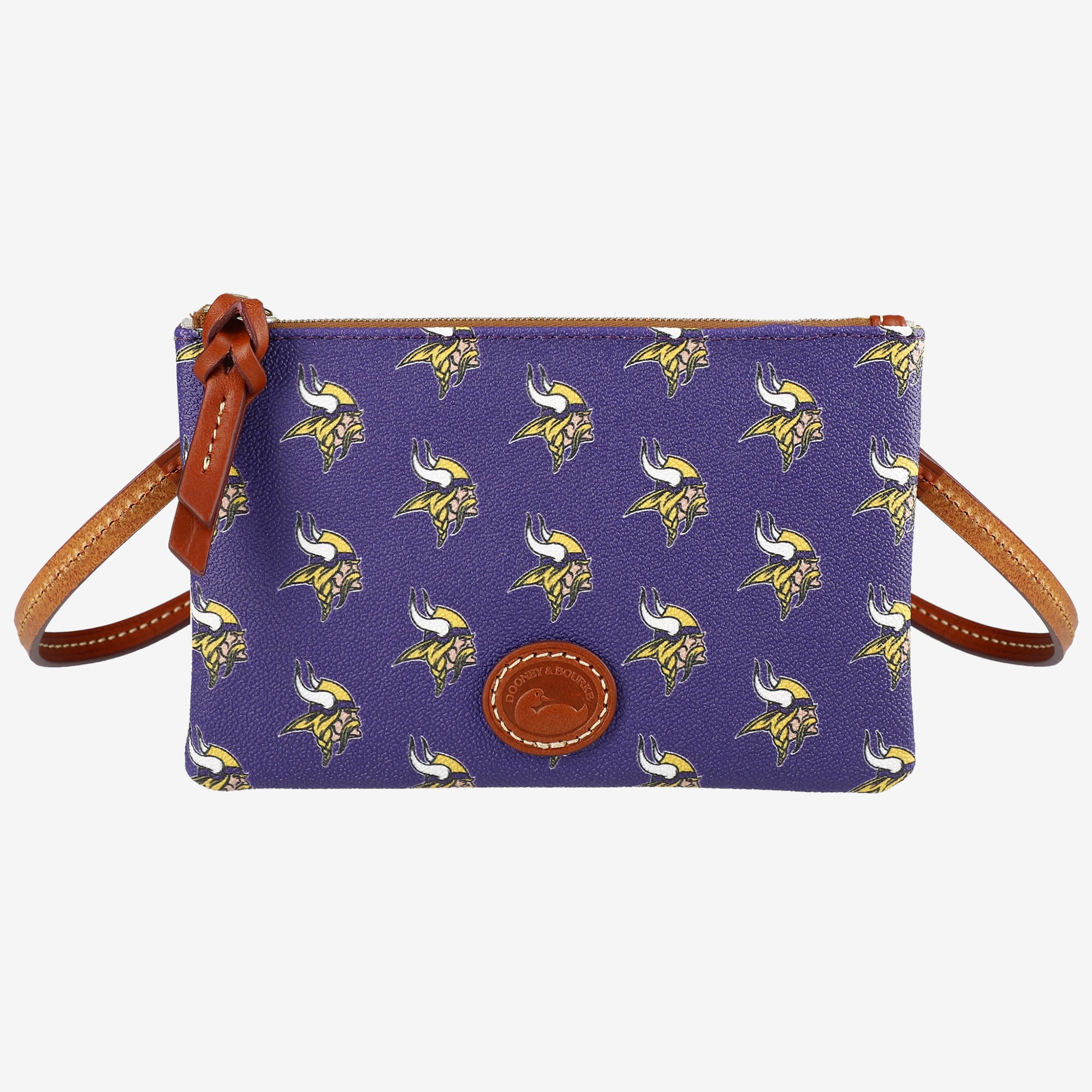 Dooney & Bourke  Minnesota Vikings Top Zip Crossbody Bag