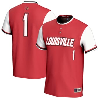 Unisex GameDay Greats Red Louisville Cardinals Lightweight Softball Fashion Jersey
