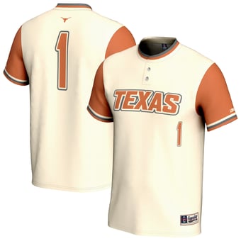 Youth GameDay Greats Cream Texas Longhorns Lightweight Softball Fashion Jersey