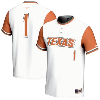 Youth GameDay Greats White Texas Longhorns Lightweight Softball Fashion Jersey