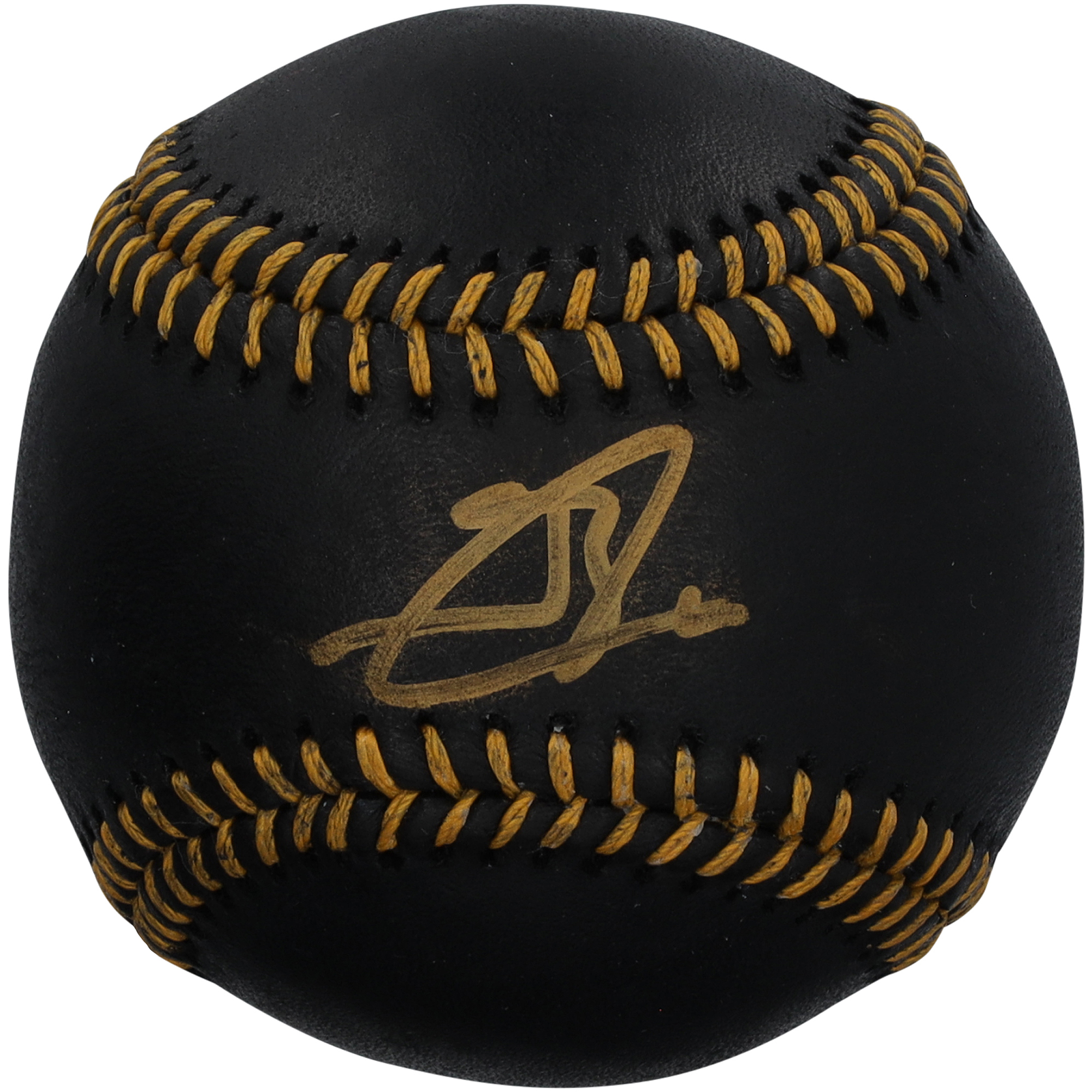 Jackson Chourio Milwaukee Brewers Autographed Black Leather Baseball