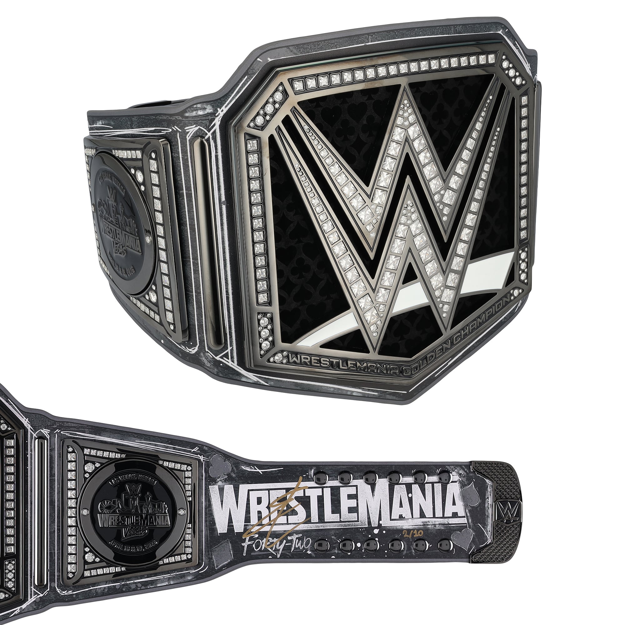 Becky Lynch WWE Autographed WrestleMania 42 Golden Replica Title Belt - Limited Edition of 10