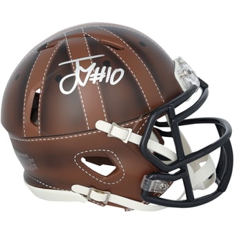 Jordan Love Green Bay Packers Autographed Riddell 2025 Alternate Speed Mini Helmet