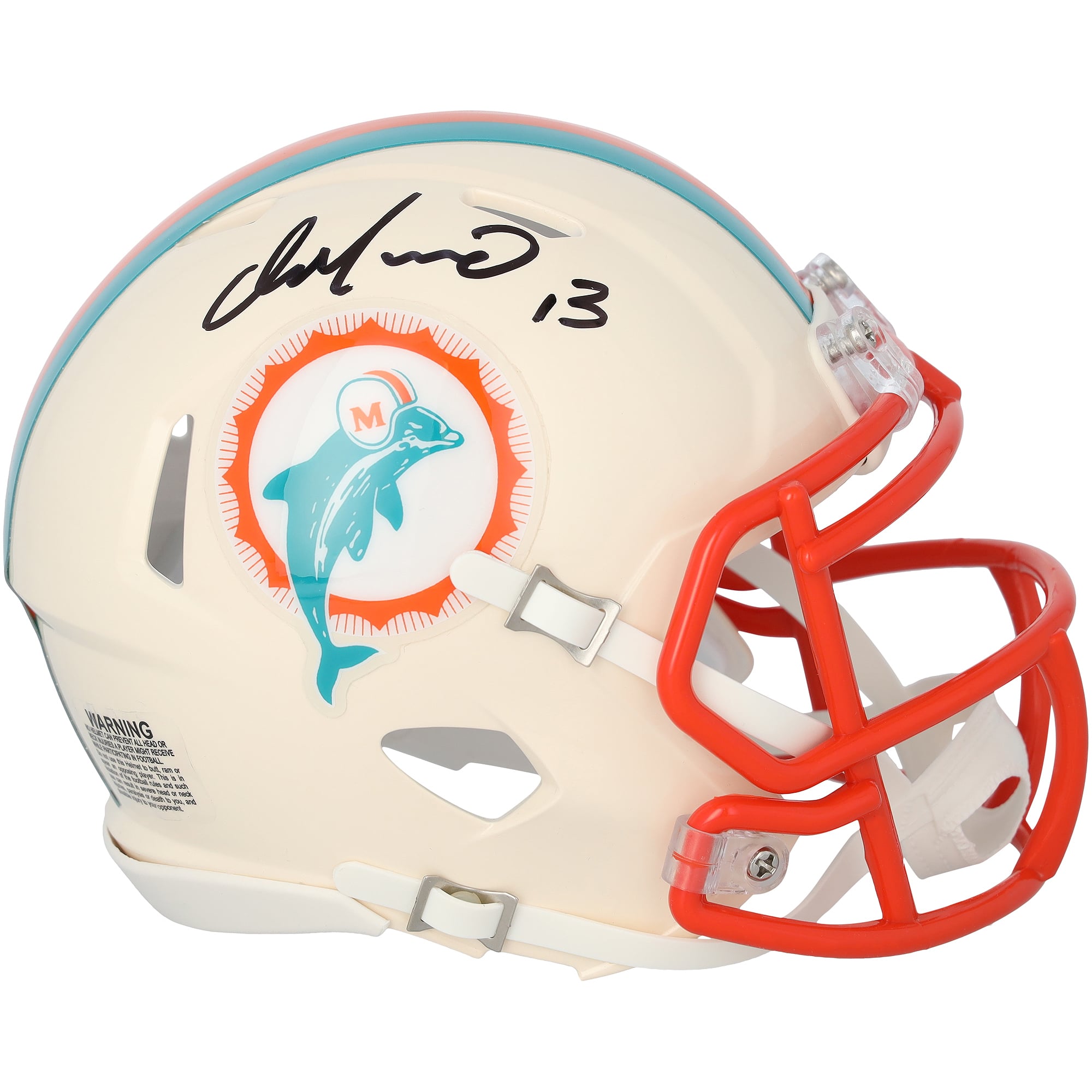 Dan Marino Miami Dolphins Autographed Riddell Retro Speed Mini Helmet