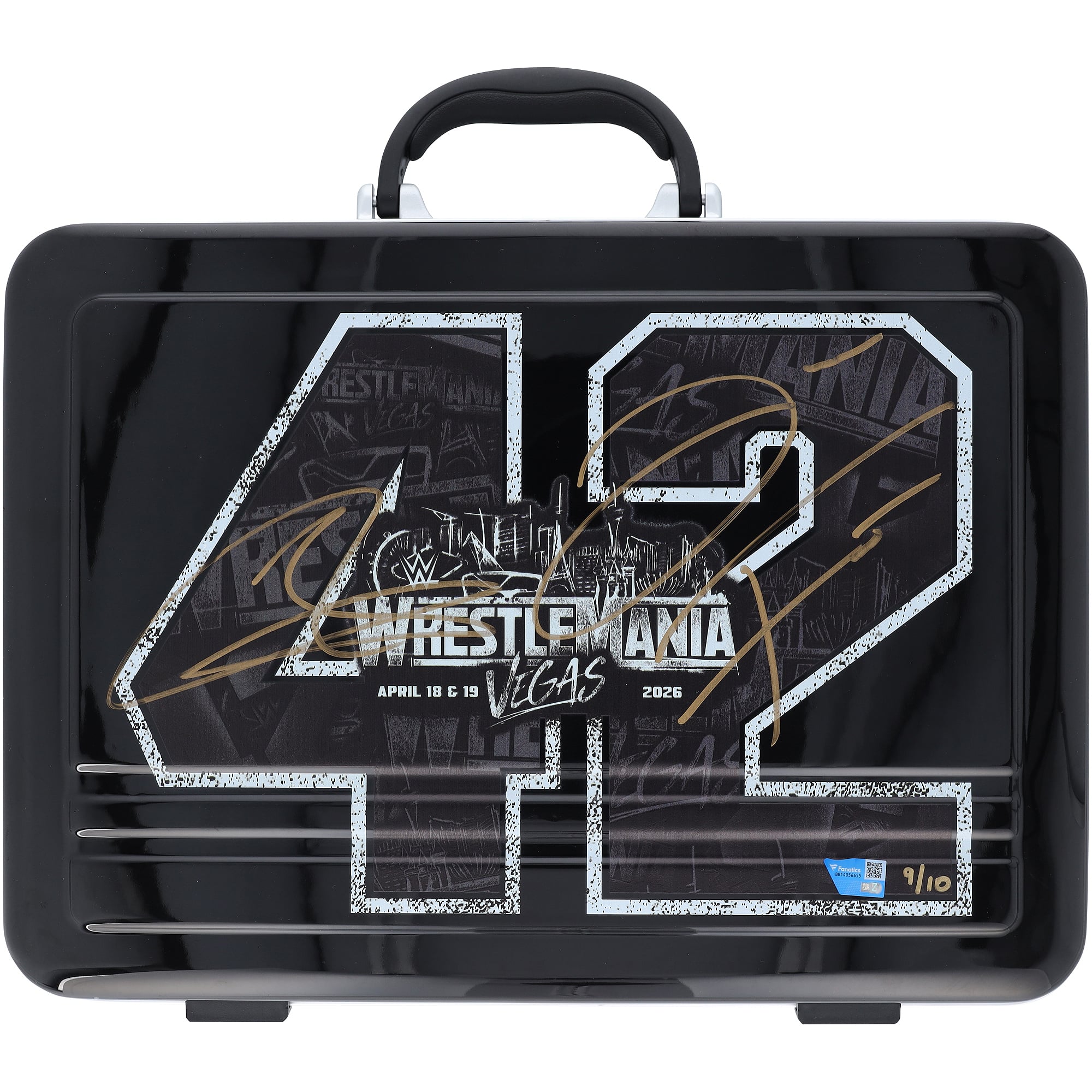 Jacob Fatu & Drew McIntyre WWE Autographed WrestleMania 42 Briefcase Set - Limited Edition of 10