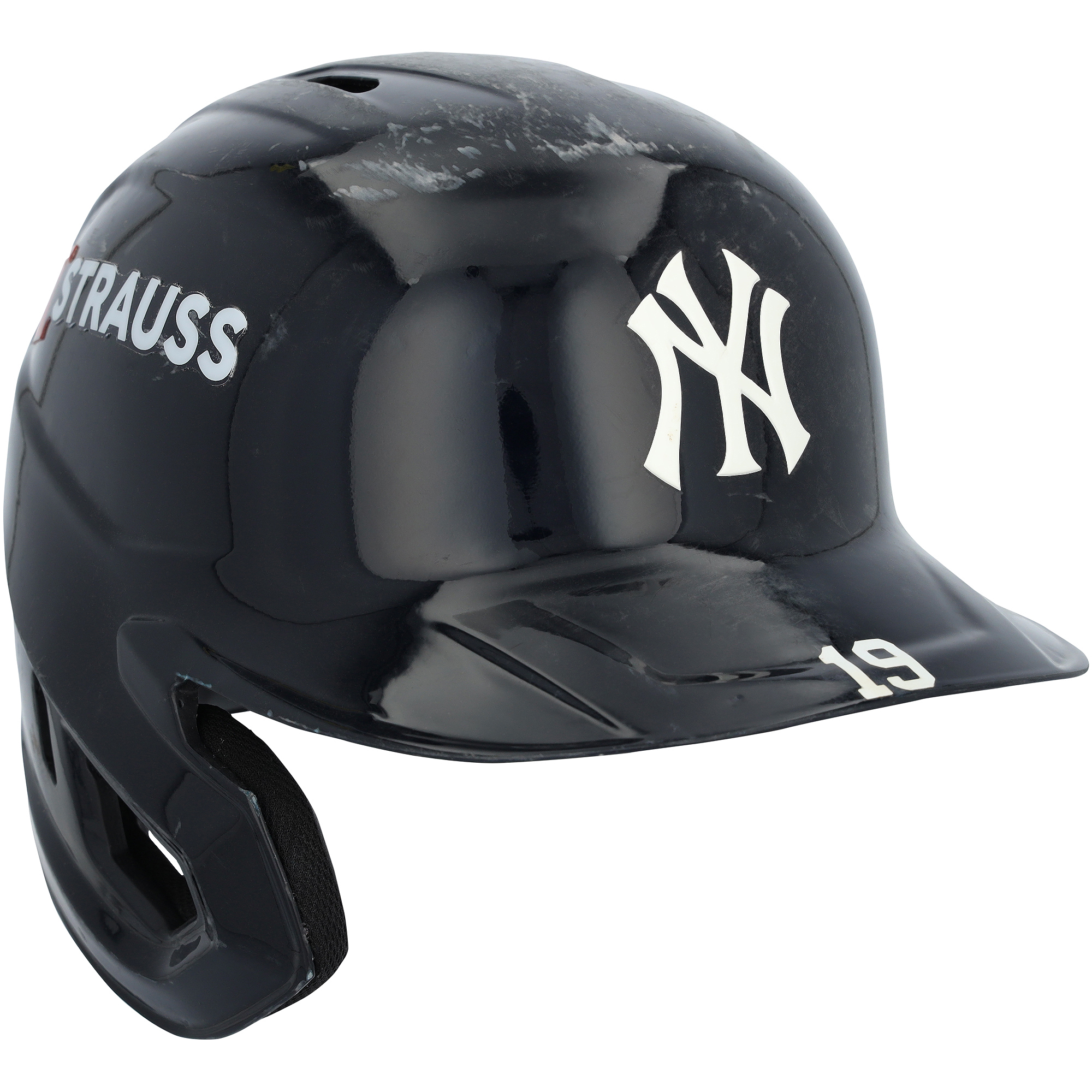Ryan McMahon New York Yankees Game-Used #19 Navy Batting Helmet Worn During Games Played on July 28, October 1, 2, 7 and 8, 2025