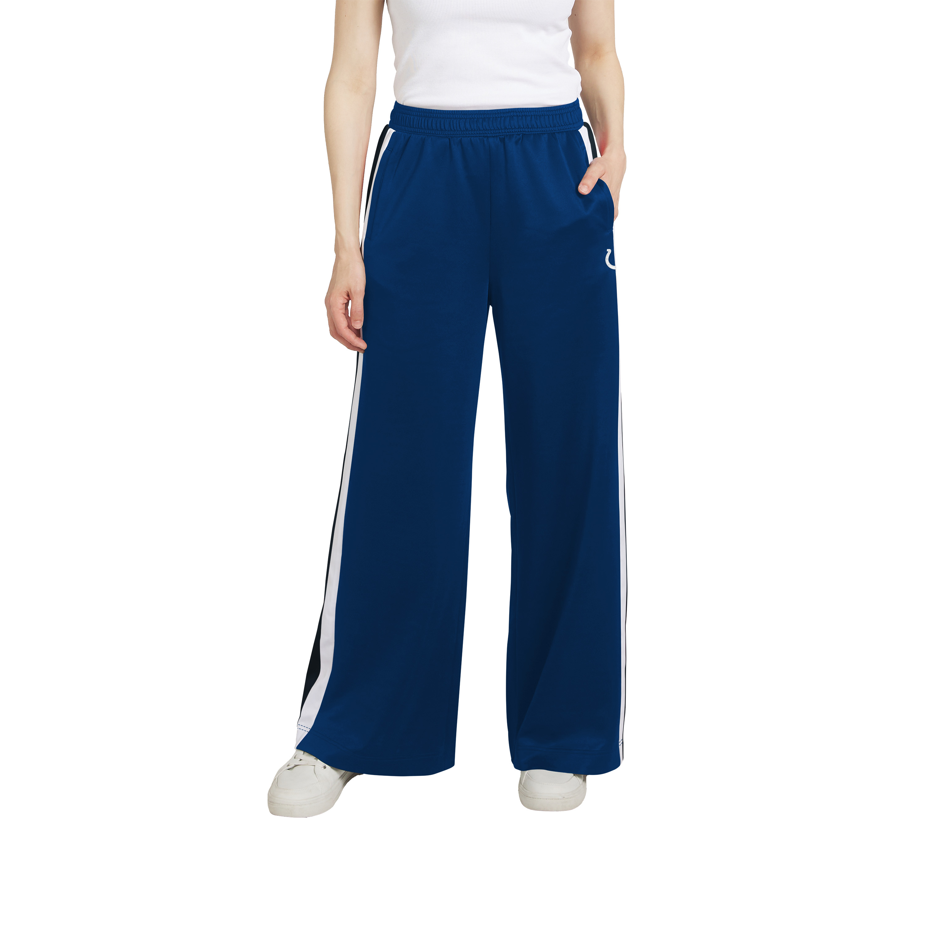 Women's WEAR by Erin Andrews Indianapolis Colts Stripe Track Pants