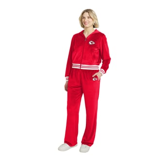 Women's WEAR by Erin Andrews  Red Kansas City Chiefs Velour Track Suit