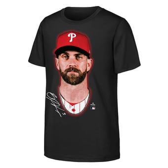 Youth Outerstuff Bryce Harper Black Philadelphia Phillies Headliner T-Shirt