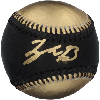 Tyler Bremner Los Angeles Angels Autographed Gold & Black Leather Baseball