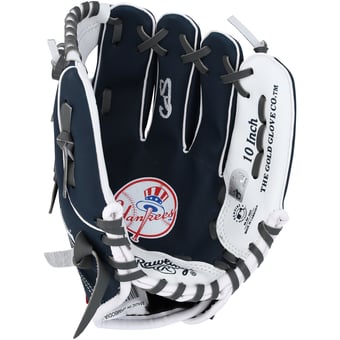 Cam Schlittler New York Yankees Autographed Rawlings 10" Collectible Team Logo Glove