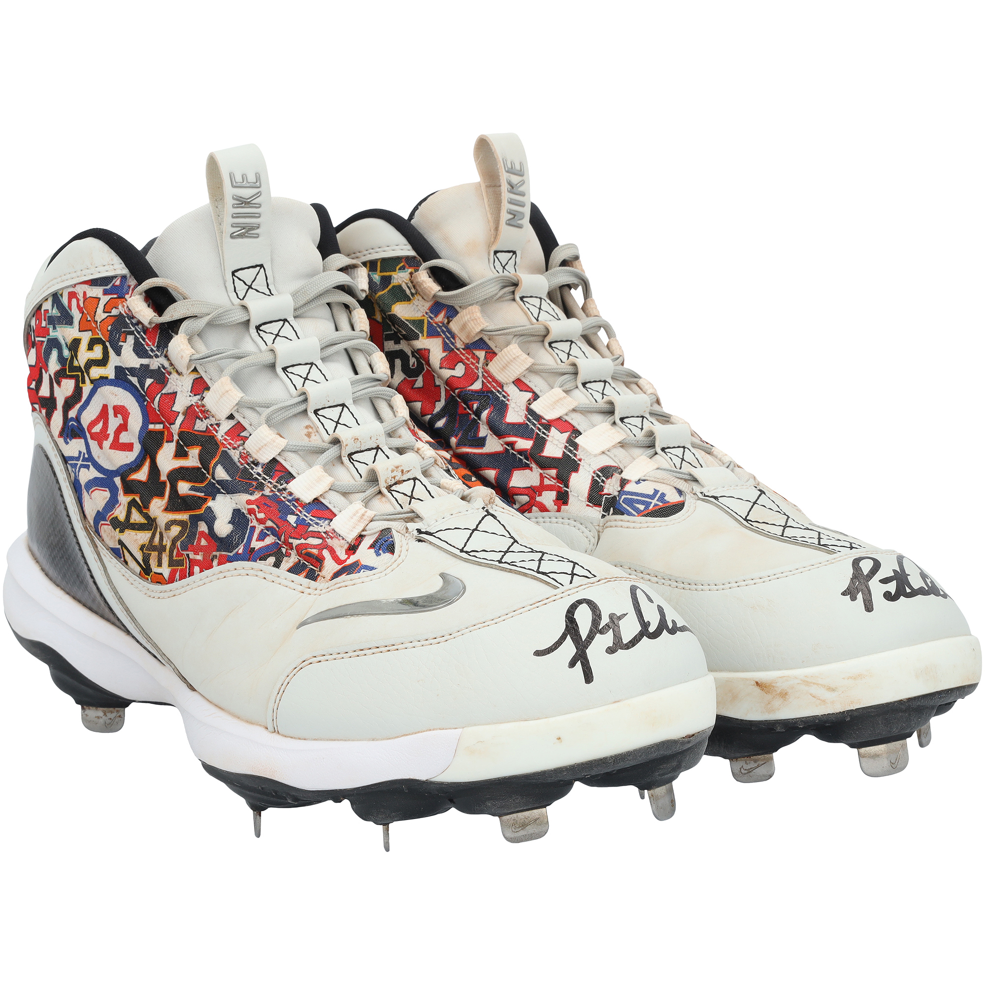 Pete Alonso New York Mets Autographed Game-Used Nike Cleats from the 2025 MLB Season