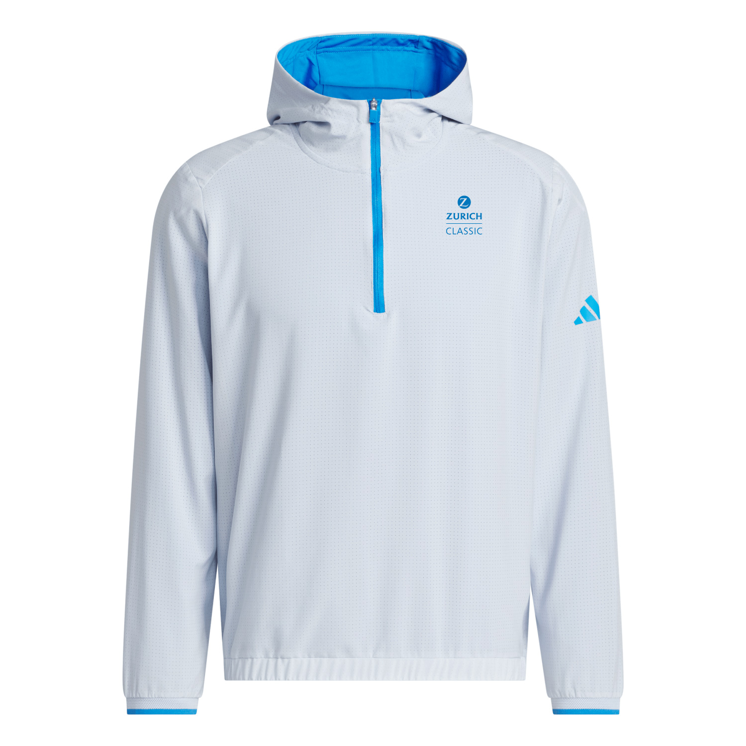 Men's adidas White The Zurich Classic Ultimate365 Anorak Quarter-Zip Jacket