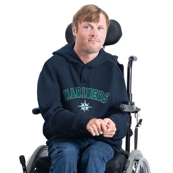 Men's G-III Sports by Carl Banks Navy Seattle Mariners Adaptive Fan Favorite Fleece Hoodie