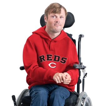 Men's G-III Sports by Carl Banks Red Cincinnati Reds Adaptive Fan Favorite Fleece Hoodie