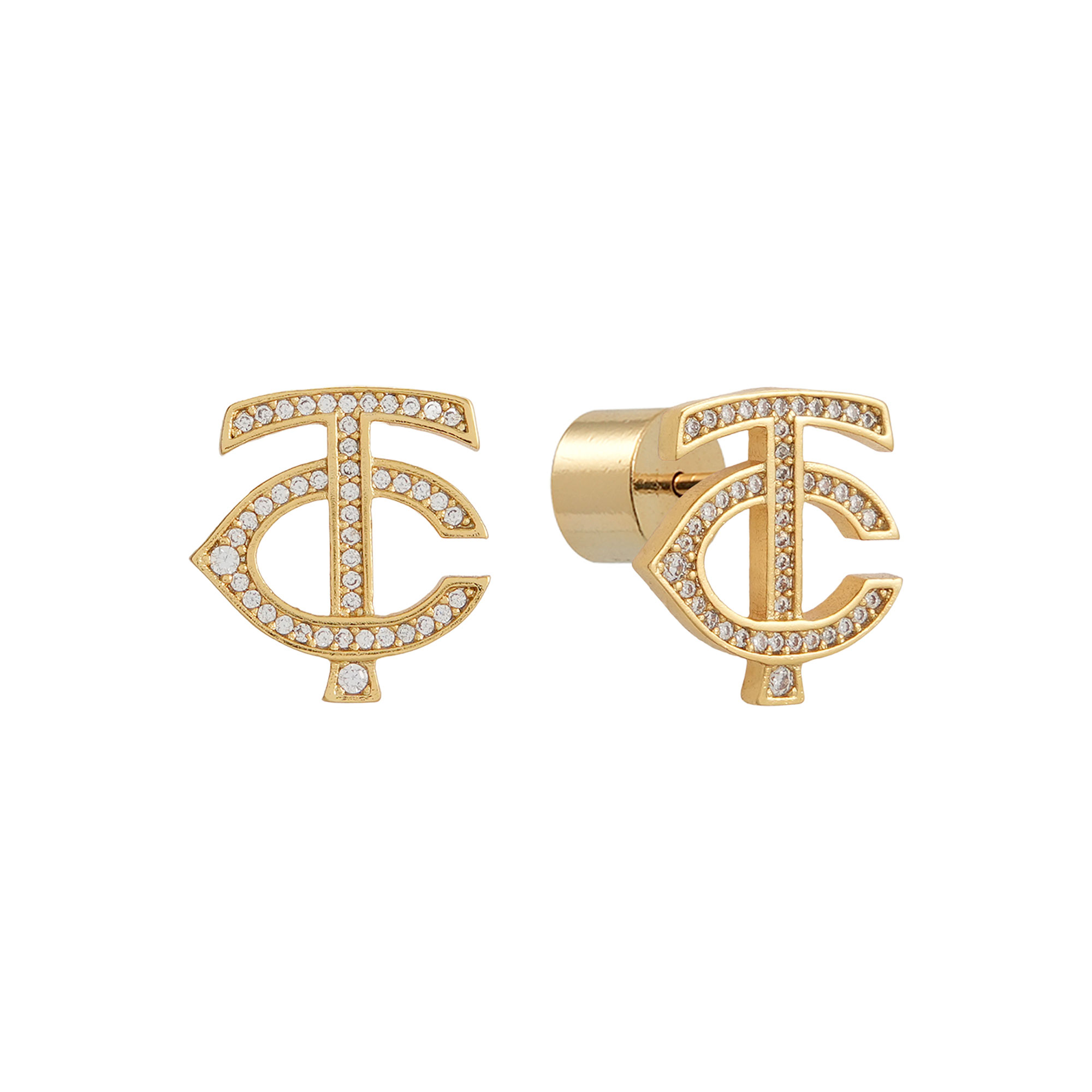 by Jill Martin Minnesota Twins Glam Day Post Back Earrings