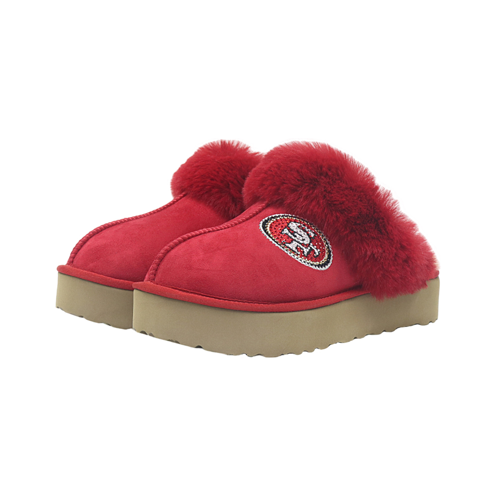 Unisex Cuce San Francisco 49ers Team Color Slipper Boots