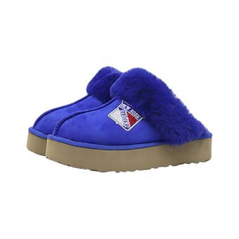 Unisex FABGATING by Cuce  Blue New York Rangers Team Color Slipper Boots