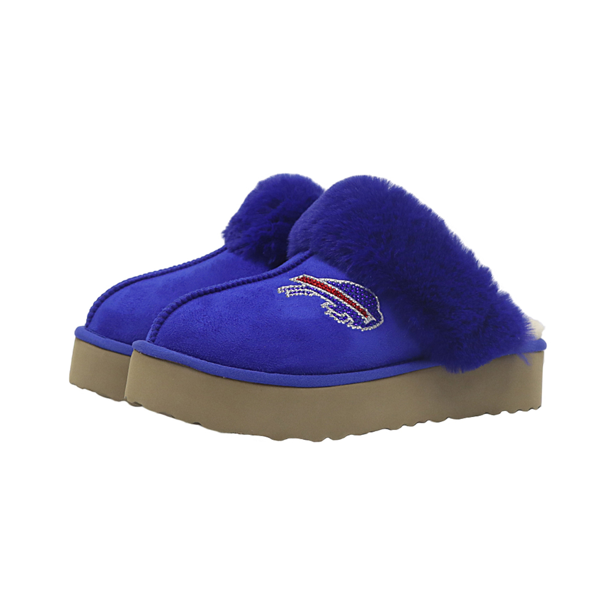 Unisex FABGATING by Cuce  Blue Buffalo Bills Team Color Slipper Boots