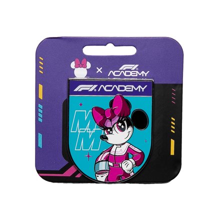 Formula 1 Academy X Disney Minnie Crest Pin