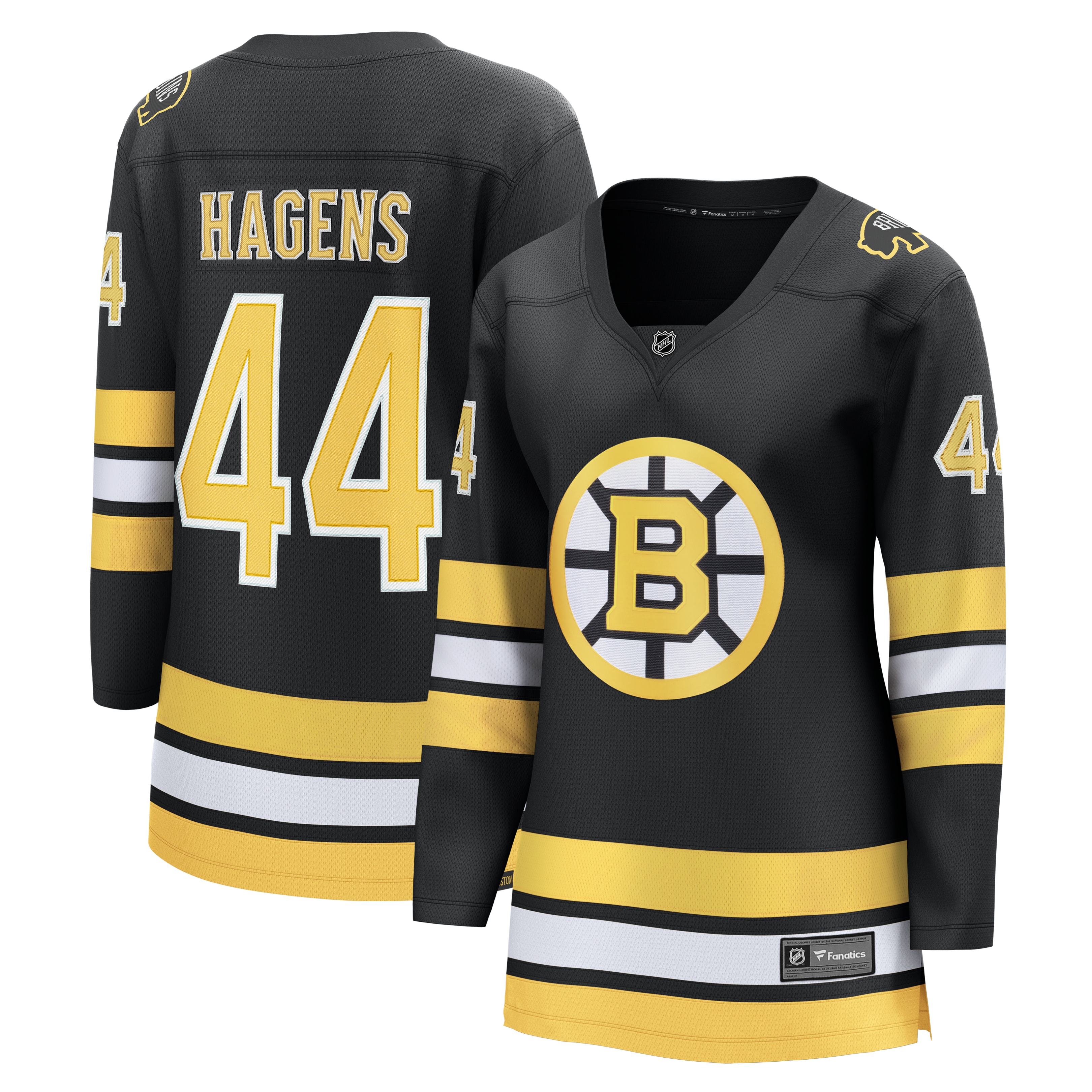 Women's Fanatics James Hagens Black Boston Bruins Breakaway Jersey