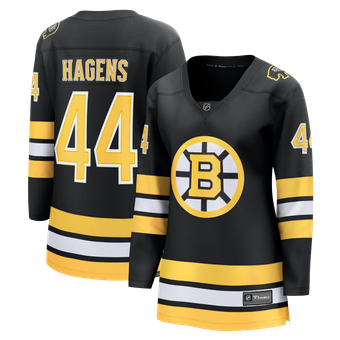 Women's Fanatics James Hagens Black Boston Bruins Breakaway Jersey